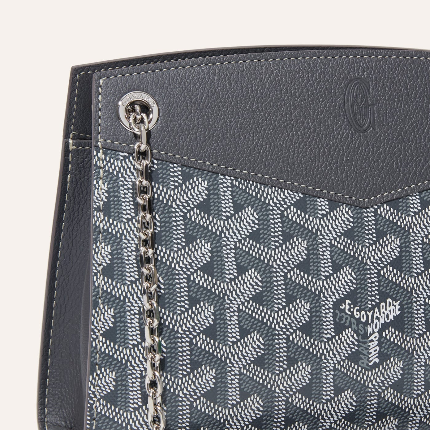 Goyard Rouette Structure Mini Bag Grey - Image 5